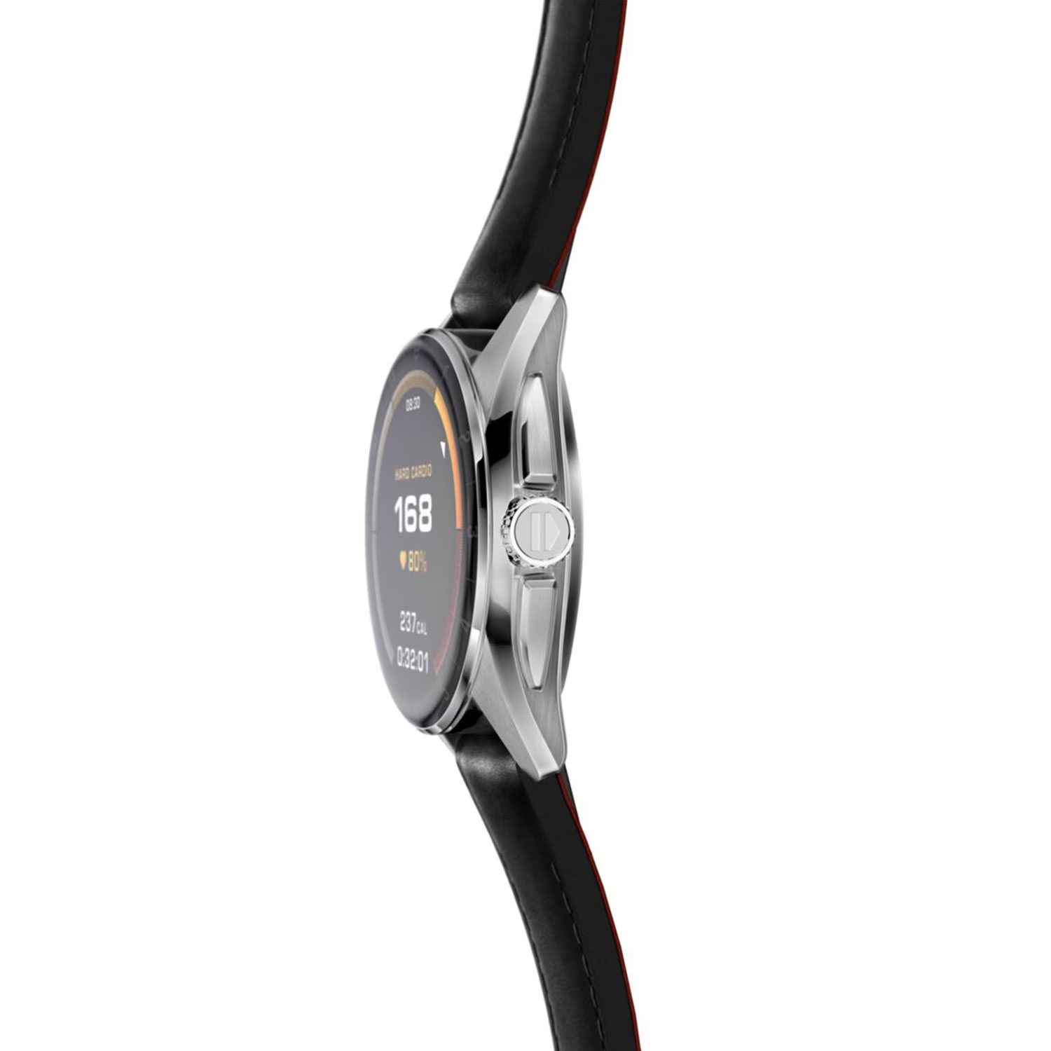 Connected Calibre E4 42mm - 2022 - Steel Case (SBR80 42mm) - Black Leather Strap - Image 3